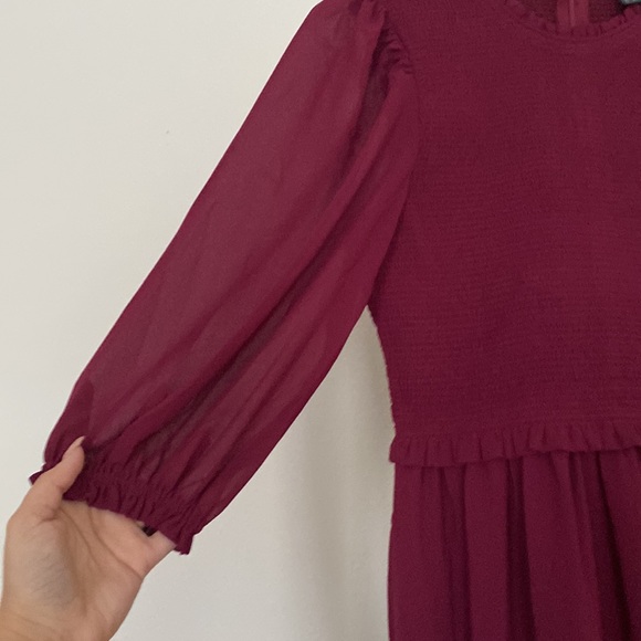 Forever 21 Maroon dress. - Picture 5 of 5